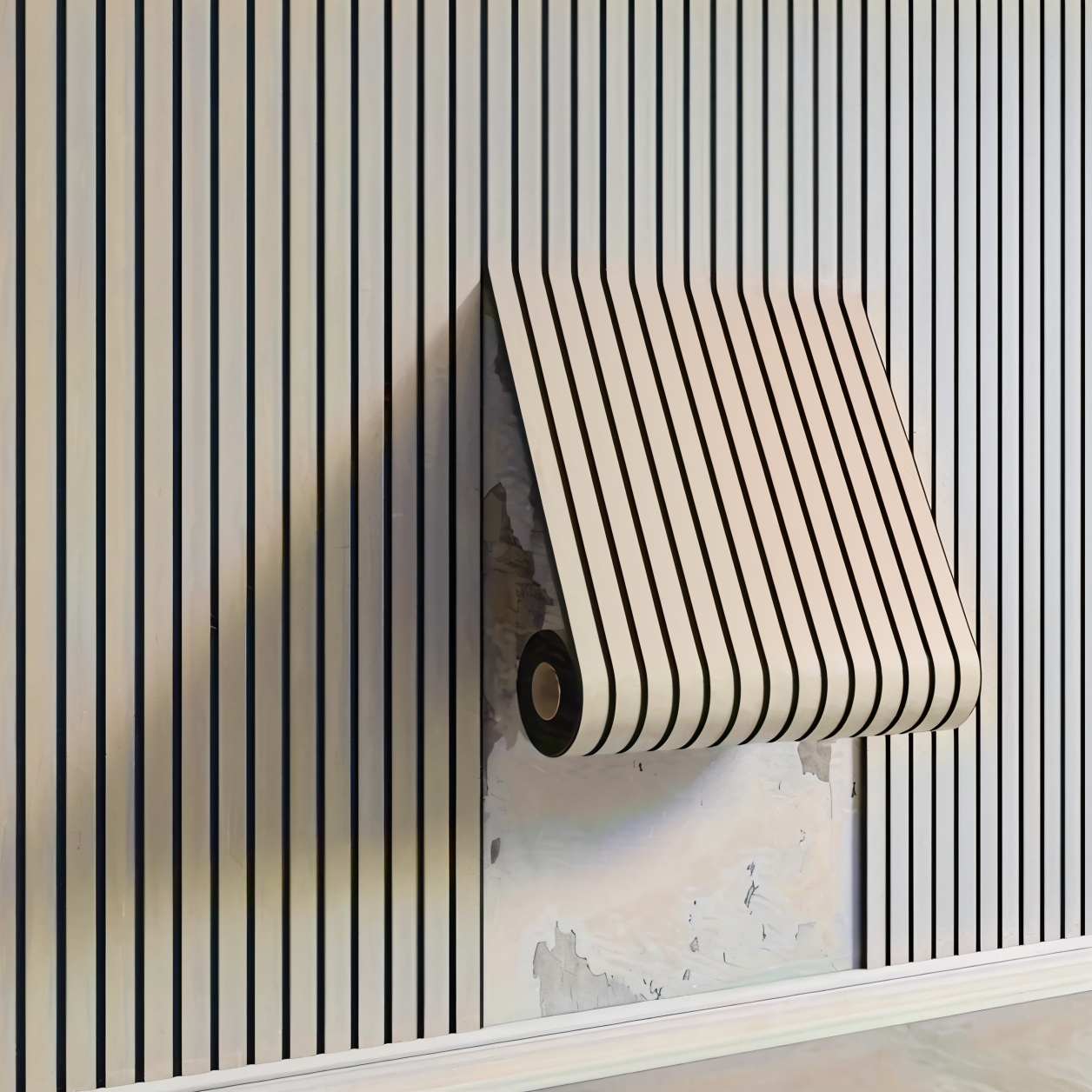 3D Luxury Wall Panels - Elegant Textured PVC Design for Modern Interiors, Moisture-Resistant and Easy to Install 2