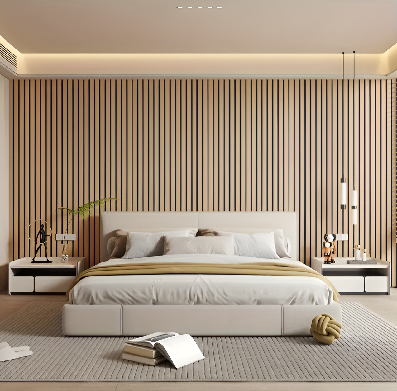 3D Luxury Wall Panels - Elegant Textured PVC Design for Modern Interiors, Moisture-Resistant and Easy to Install 8