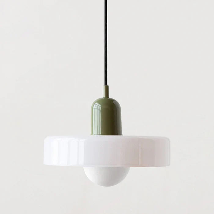 Colorful Glass Pendant Light – Adjustable Height Modern Hanging Light for Kitchen Island and Dining Room 11