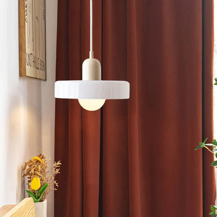 Colorful Glass Pendant Light – Adjustable Height Modern Hanging Light for Kitchen Island and Dining Room 12