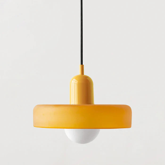 Colorful Glass Pendant Light – Adjustable Height Modern Hanging Light for Kitchen Island and Dining Room 15