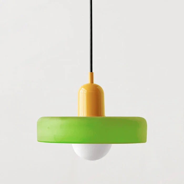 Colorful Glass Pendant Light – Adjustable Height Modern Hanging Light for Kitchen Island and Dining Room 9