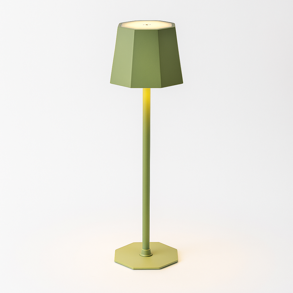 LED Table Lamp with Touch Control and Stepless Dimming – Modern Cordless Desk and Bedside Lamp in Metal and Plastic Design 10
