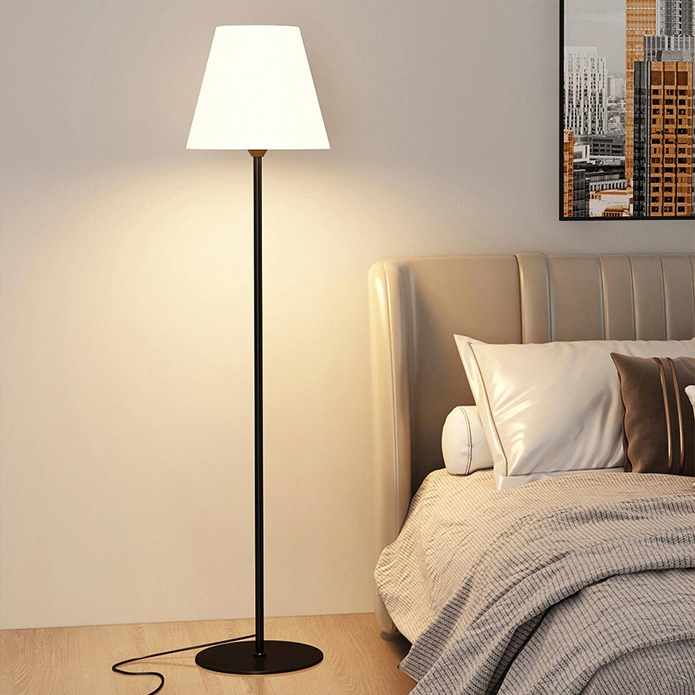 Modern Black Floor Lamp – Stylish Standing Lamp for Living Room, Metal and Acrylic Design, Compatible with LED Bulbs 0
