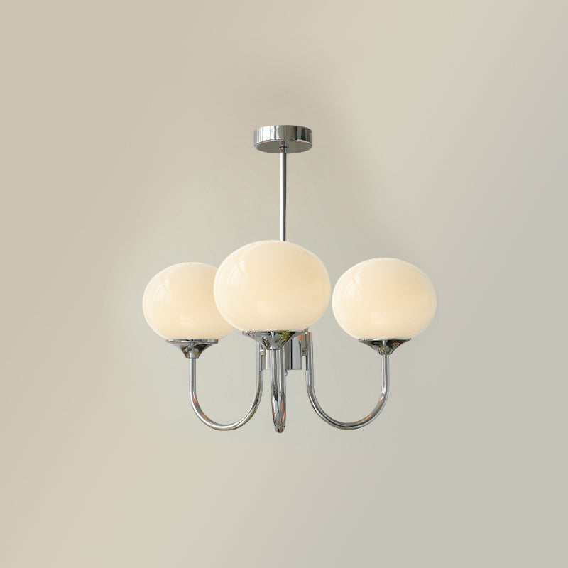 Modern Chandelier Light Fixture with Pink Glass Shades and Golden Finish – Stylish Hanging Light for Home Decor 19