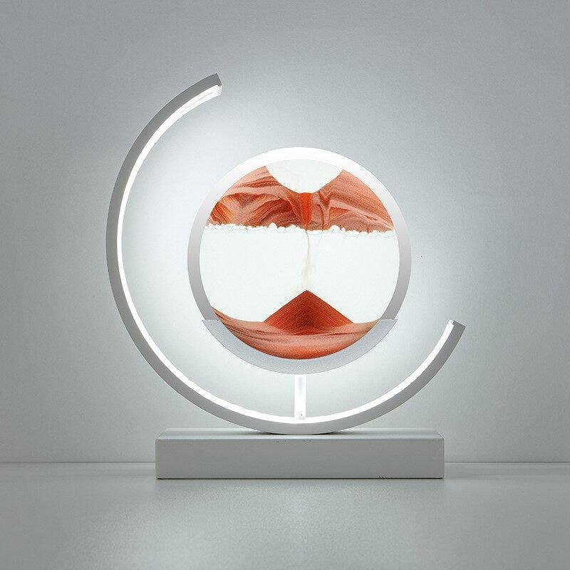Quicksand Table Lamp with Soft LED Lighting – Unique Home Decor, Relaxing Atmosphere, USB Powered 14