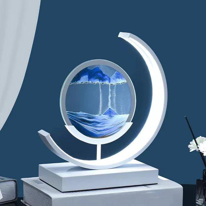 Quicksand Table Lamp with Soft LED Lighting – Unique Home Decor, Relaxing Atmosphere, USB Powered 3