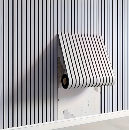 3D Luxury Wall Panels - Elegant Textured PVC Design for Modern Interiors, Moisture-Resistant and Easy to Install 1