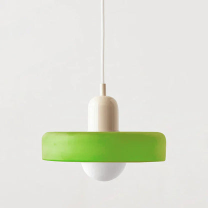 Colorful Glass Pendant Light – Adjustable Height Modern Hanging Light for Kitchen Island and Dining Room 17