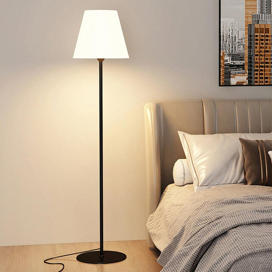 Modern Black Floor Lamp – Stylish Standing Lamp for Living Room, Metal and Acrylic Design, Compatible with LED Bulbs 0
