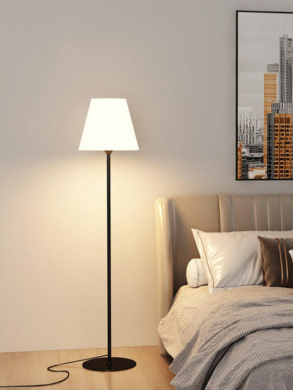 Modern Black Floor Lamp – Stylish Standing Lamp for Living Room, Metal and Acrylic Design, Compatible with LED Bulbs 5