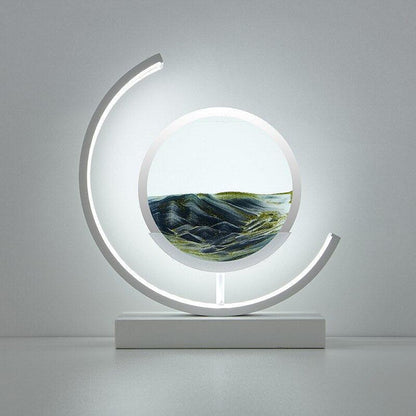 Quicksand Table Lamp with Soft LED Lighting – Unique Home Decor, Relaxing Atmosphere, USB Powered 11